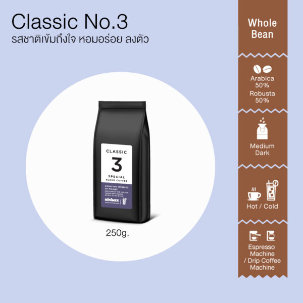เมล็ดกาแฟ Coffee Bean Classic no.3 - Image 2