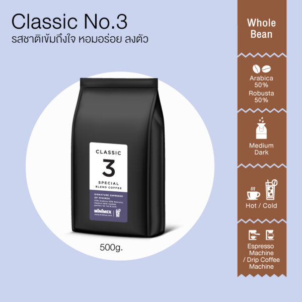เมล็ดกาแฟ Coffee Bean Classic no.3 - Image 3