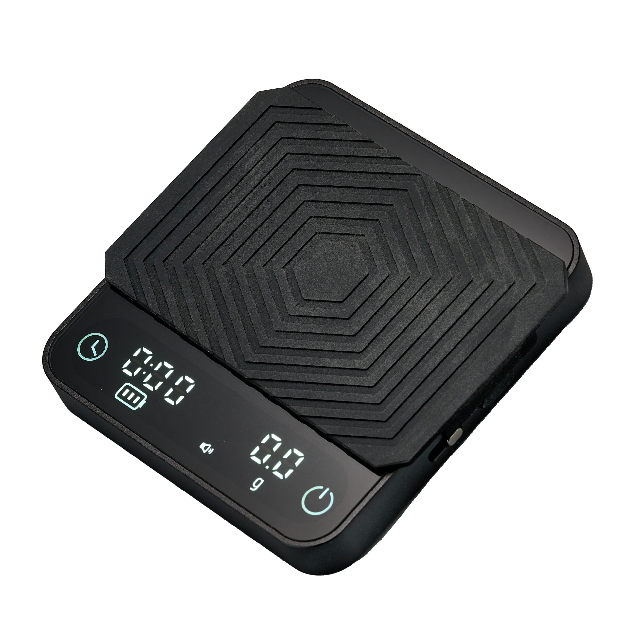 Gloss Coffee Scale Black เครื่องชั่งกาแฟขนาดเล็ก